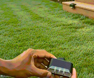 Supplier demonstration of the solar light