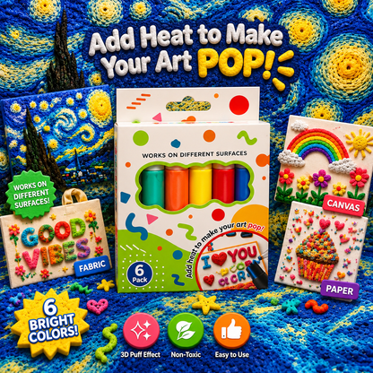 🖍️3D Relief Art Pen – Turn Flat Drawings Into Touchable 3D Art🪄