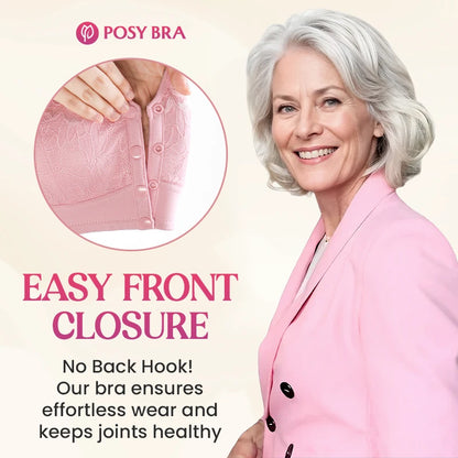 Posy Bra - Comfortable Front Closure Cotton Shaping Bra for Seniors