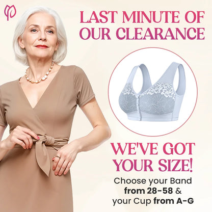 Posy Bra - Comfortable Front Closure Cotton Shaping Bra for Seniors
