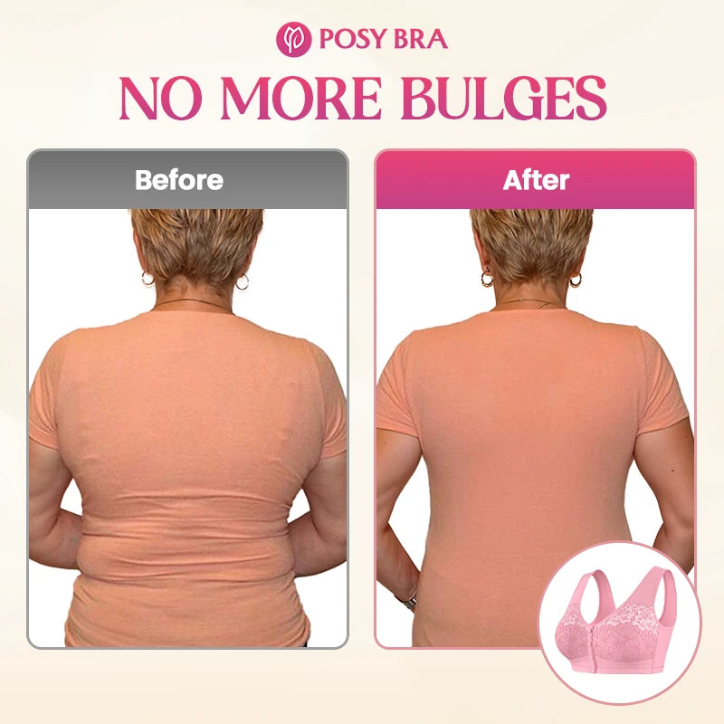 Posy Bra - Comfortable Front Closure Cotton Shaping Bra for Seniors