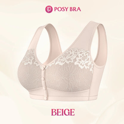Posy Bra - Comfortable Front Closure Cotton Shaping Bra for Seniors