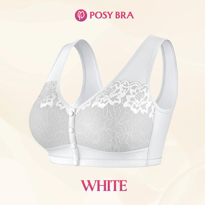Posy Bra - Comfortable Front Closure Cotton Shaping Bra for Seniors