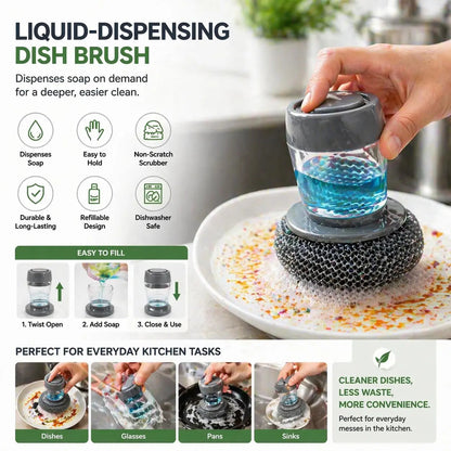 CleanFlow TapPure Kitchen Sink Brush Set