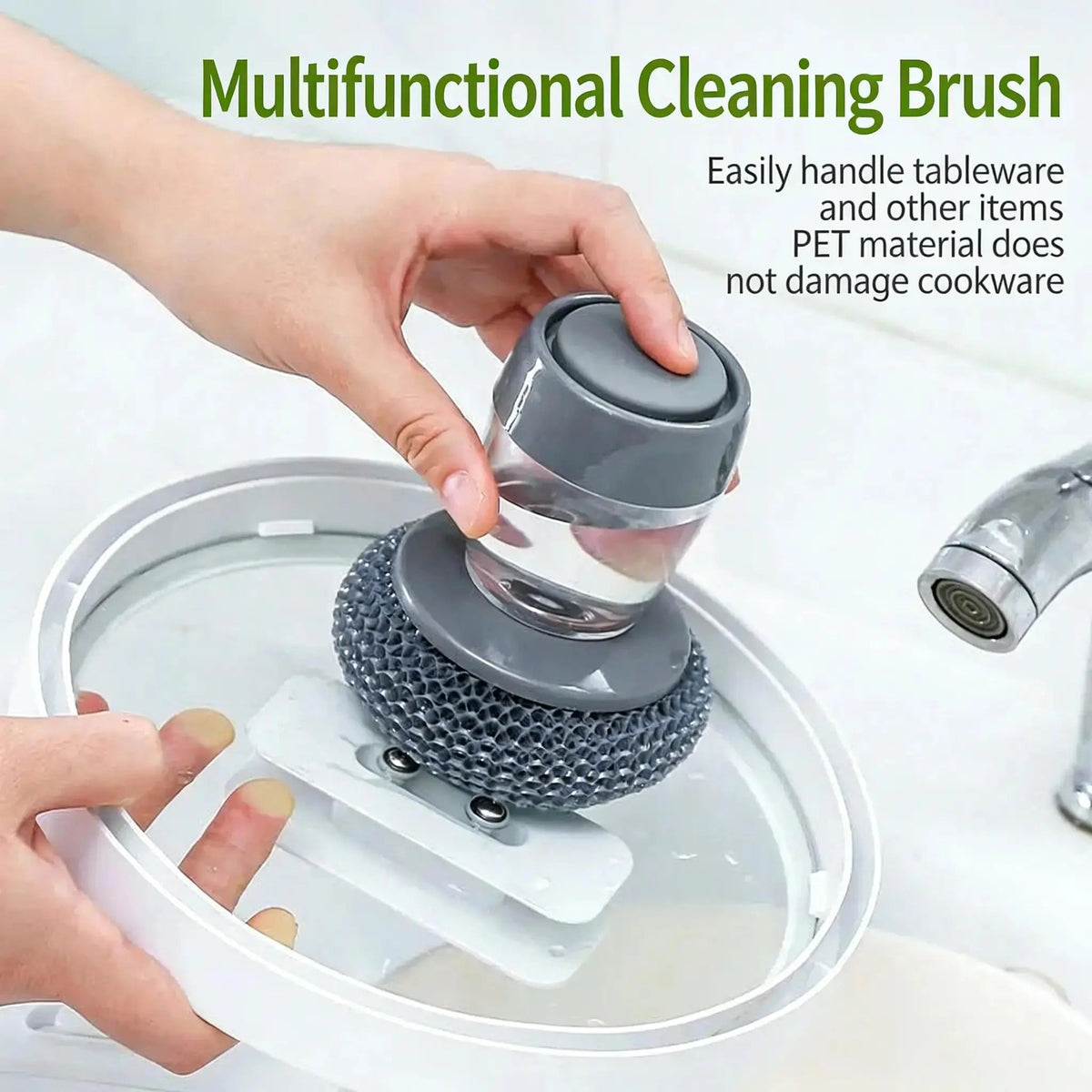 CleanFlow TapPure Kitchen Sink Brush Set