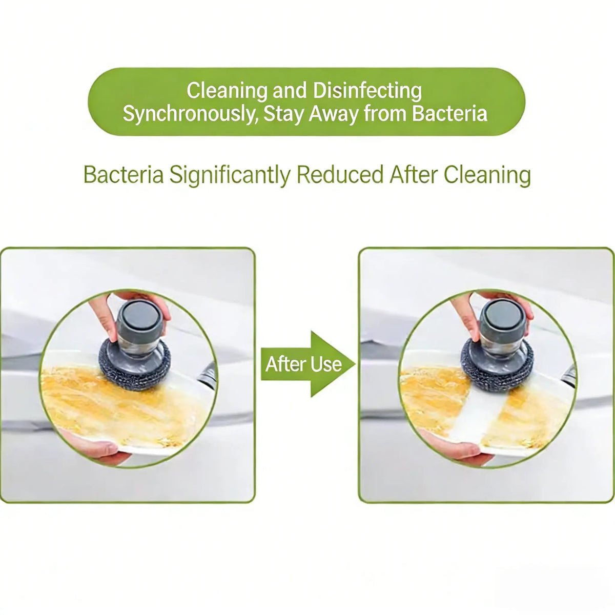 CleanFlow TapPure Kitchen Sink Brush Set