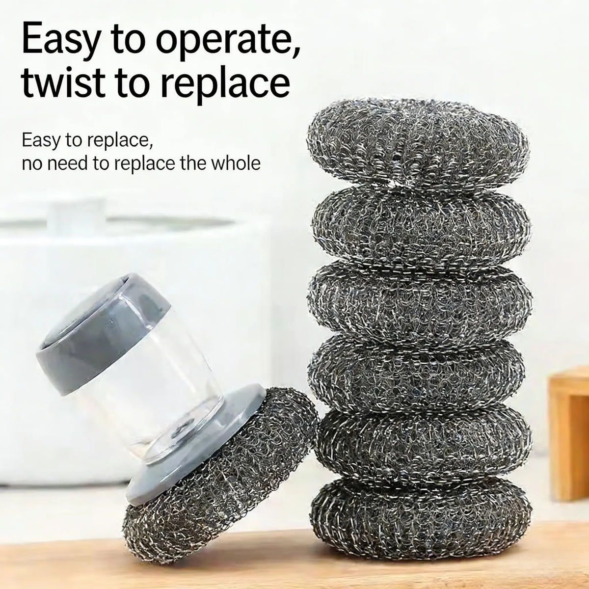 CleanFlow TapPure Kitchen Sink Brush Set