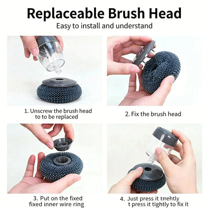 CleanFlow TapPure Kitchen Sink Brush Set