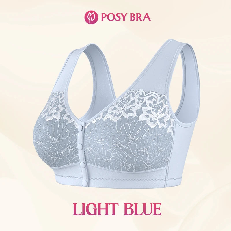Posy Bra - Comfortable Front Closure Cotton Shaping Bra for Seniors