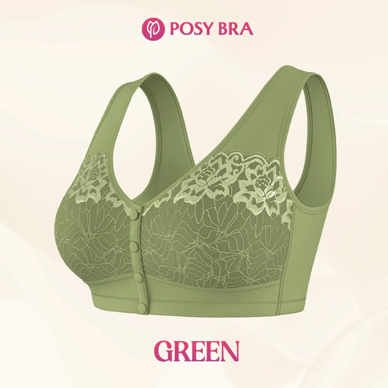 Posy Bra - Comfortable Front Closure Cotton Shaping Bra for Seniors