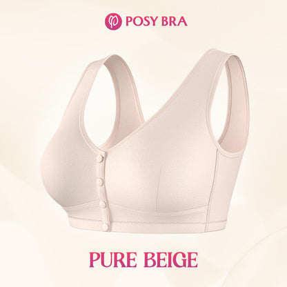 Posy Bra - Comfortable Front Closure Cotton Shaping Bra for Seniors