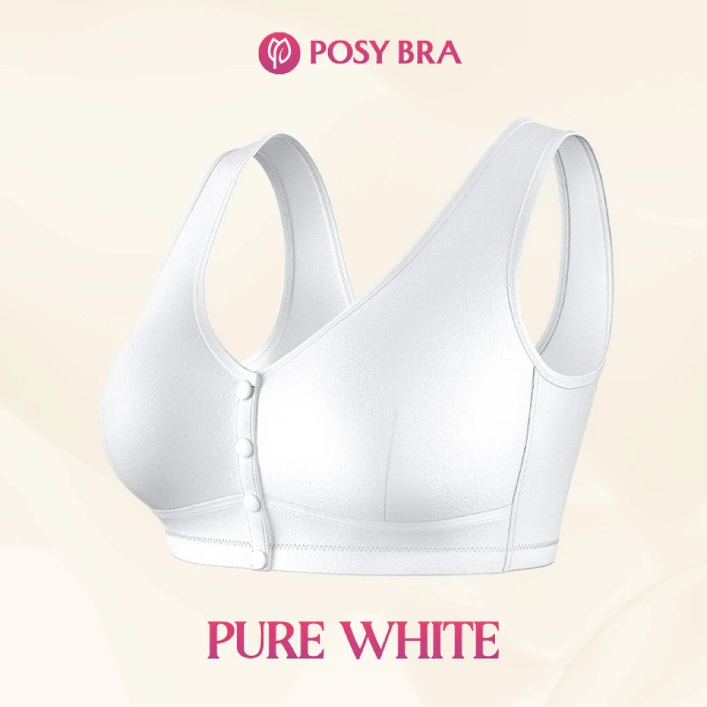 Posy Bra - Comfortable Front Closure Cotton Shaping Bra for Seniors