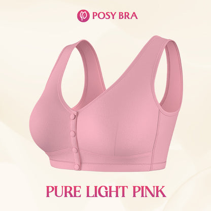 Posy Bra - Comfortable Front Closure Cotton Shaping Bra for Seniors