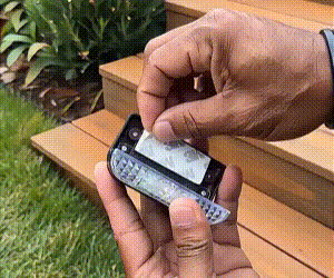 Small solar step lights. A softer glow along the places you love to spend time