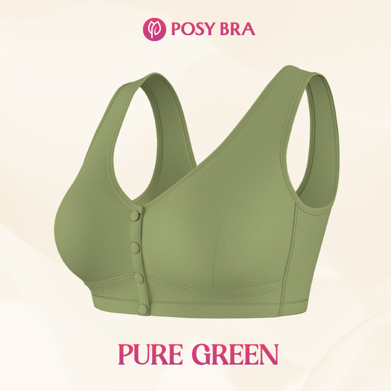 Posy Bra - Comfortable Front Closure Cotton Shaping Bra for Seniors