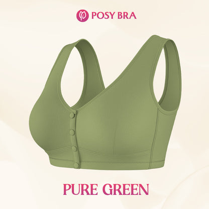 Posy Bra - Comfortable Front Closure Cotton Shaping Bra for Seniors