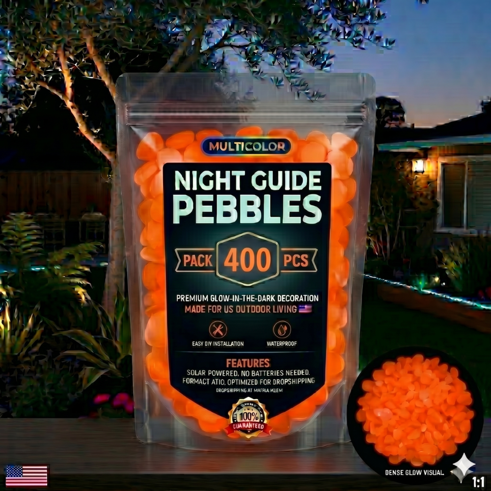 💥LAST DAY SALE 50%OFF💥🌈200Pcs - Colorful Glow-in-the-Dark Garden Stones