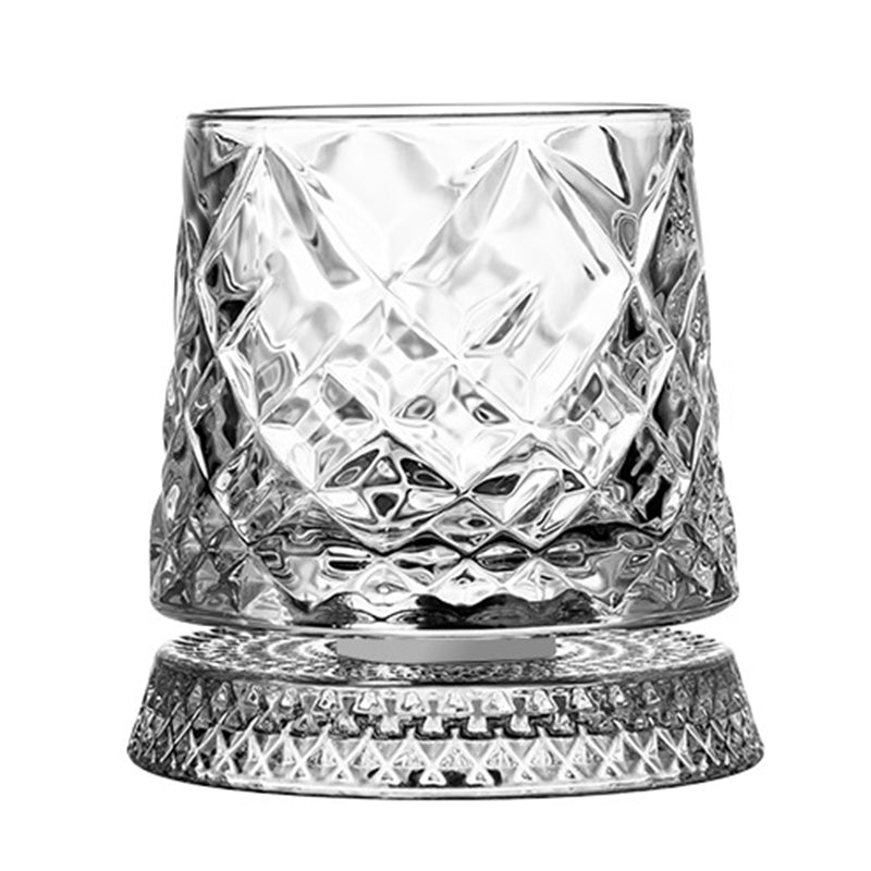 ✨ Rotating Crystal-Style Glass Tumbler – Buy 1 Get 1 FREE