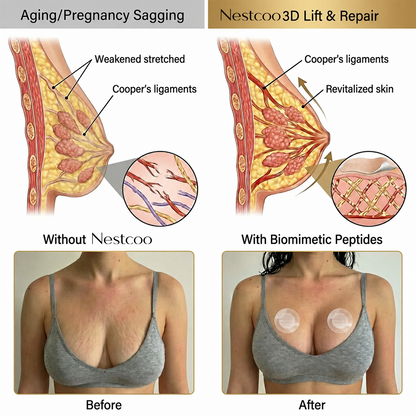 Targeted Bust Care Microneedle Patches – Firm-Looking Skin & Shape Support