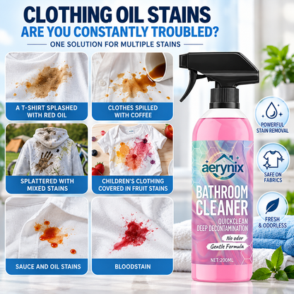 ✨✨ Bathroom Cleaner: Sparkle in Seconds, No Harsh Fumes