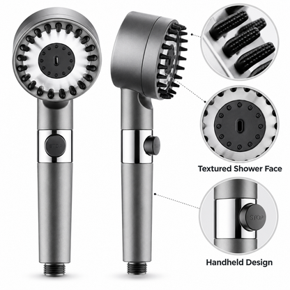 🚿 50% OFF | High-Pressure Handheld Shower Head with Massage-Style Tips
