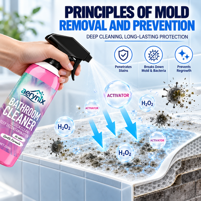 ✨✨ Bathroom Cleaner: Sparkle in Seconds, No Harsh Fumes