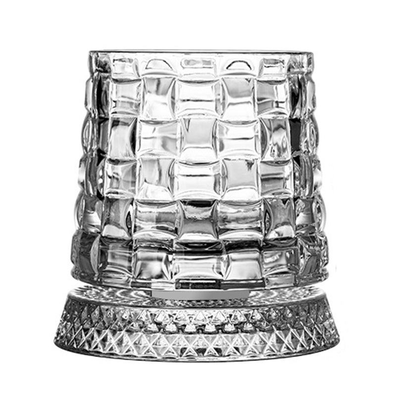 ✨ Rotating Crystal-Style Glass Tumbler – Buy 1 Get 1 FREE