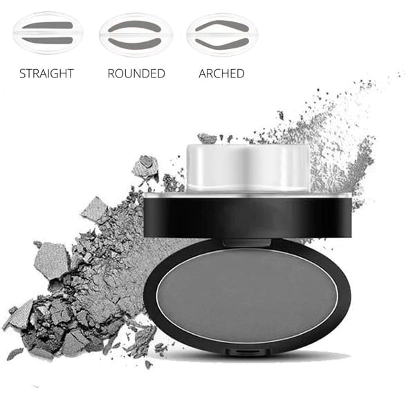 ✨Buy 2 Get 1 Free🖌️50K+ Sold!!!🖤Eyebrow Stamp Powder Kit with Applicator Brush