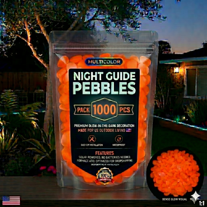 💥LAST DAY SALE 50%OFF💥🌈200Pcs - Colorful Glow-in-the-Dark Garden Stones