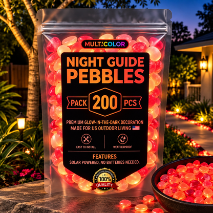 💥LAST DAY SALE 50%OFF💥🌈200Pcs - Colorful Glow-in-the-Dark Garden Stones