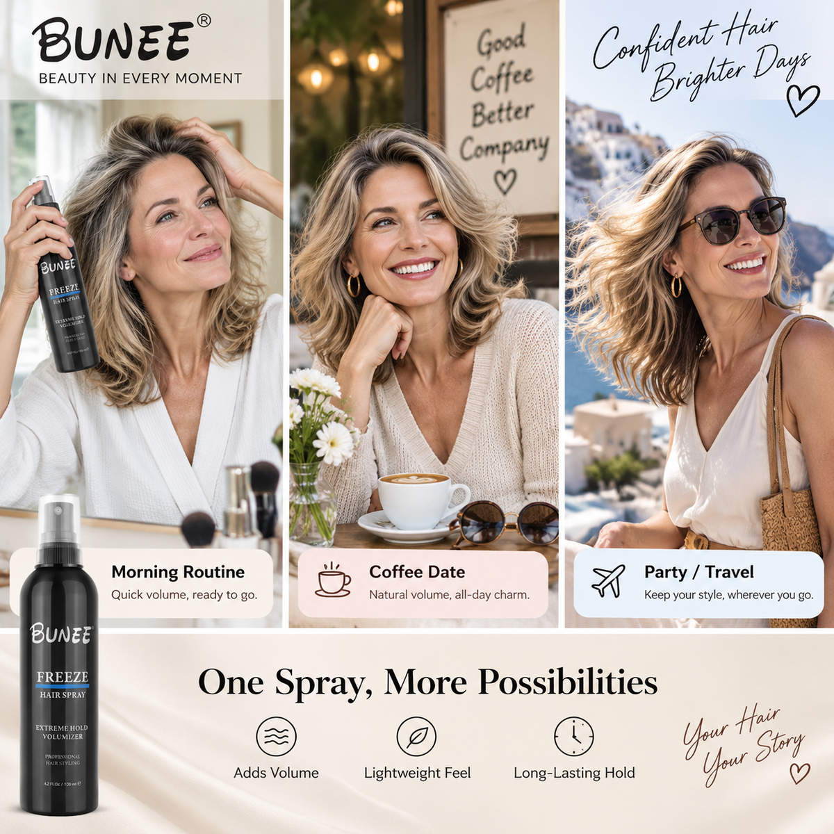 Say Goodbye to Flat Hair – Get Fuller, Natural-Looking Volume All Day
