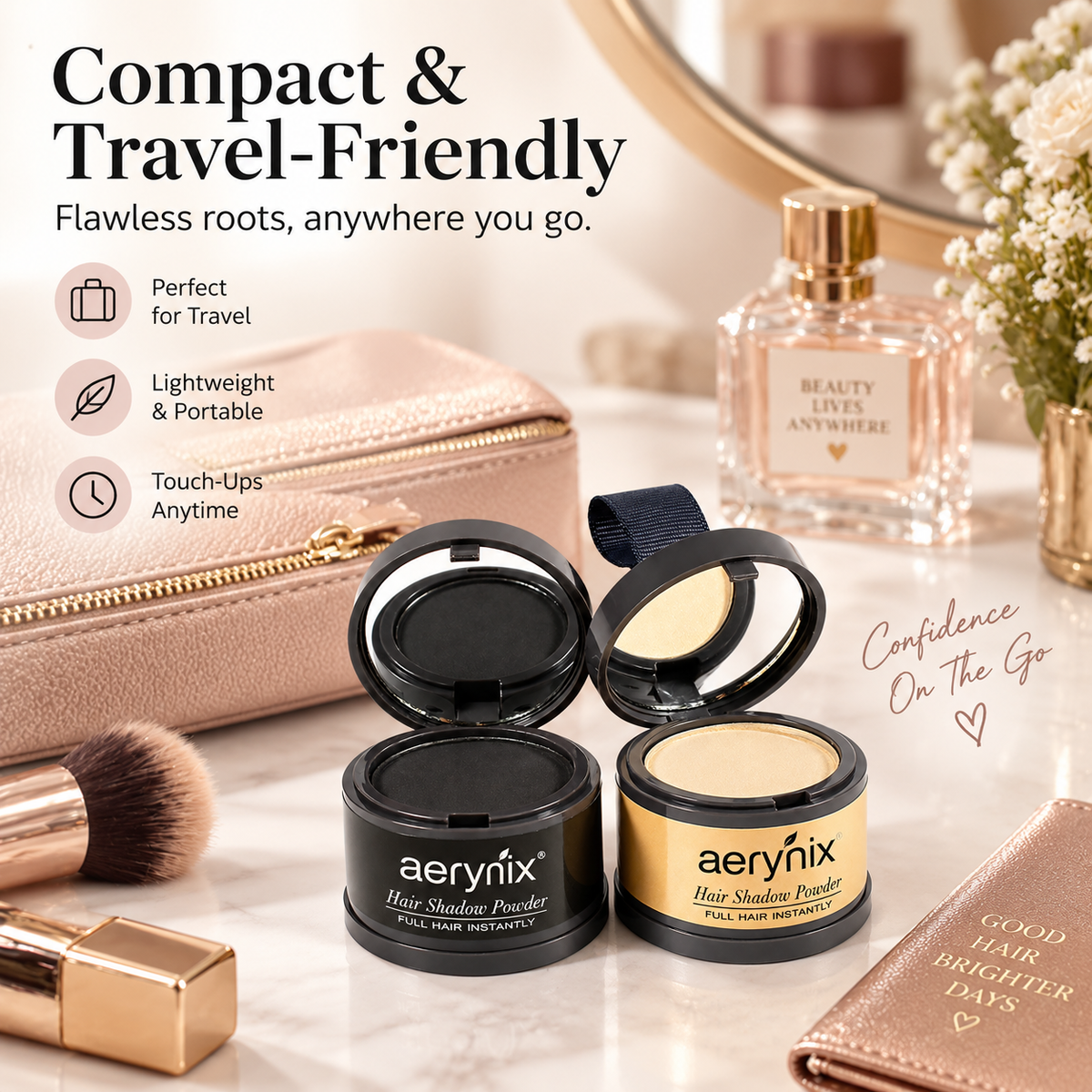 🔥 50% OFF | Aerynix Hair Shadow Powder – Instantly Fuller-Looking Hair