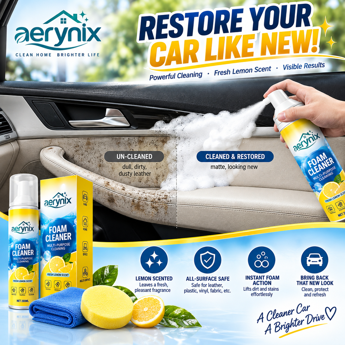 BUY 1 GET 1 FREE💦4-in-1 Multi-Enzyme Foam Cleaner