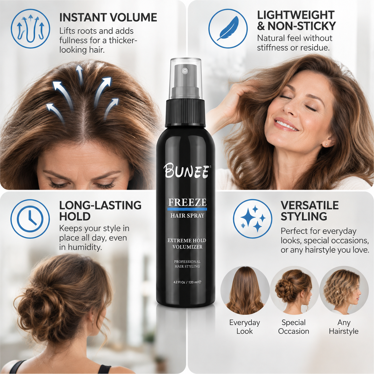 Say Goodbye to Flat Hair – Get Fuller, Natural-Looking Volume All Day