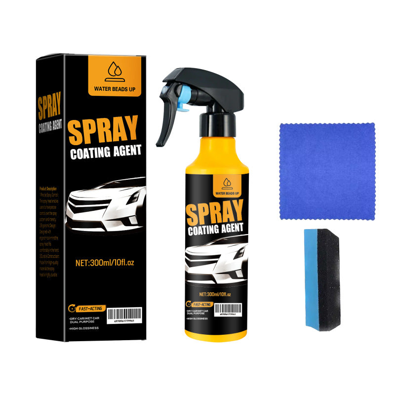 300ml Nano Ceramic Car Coating Spray – Quick Shine, Hydrophobic Paint Protection & Sealant