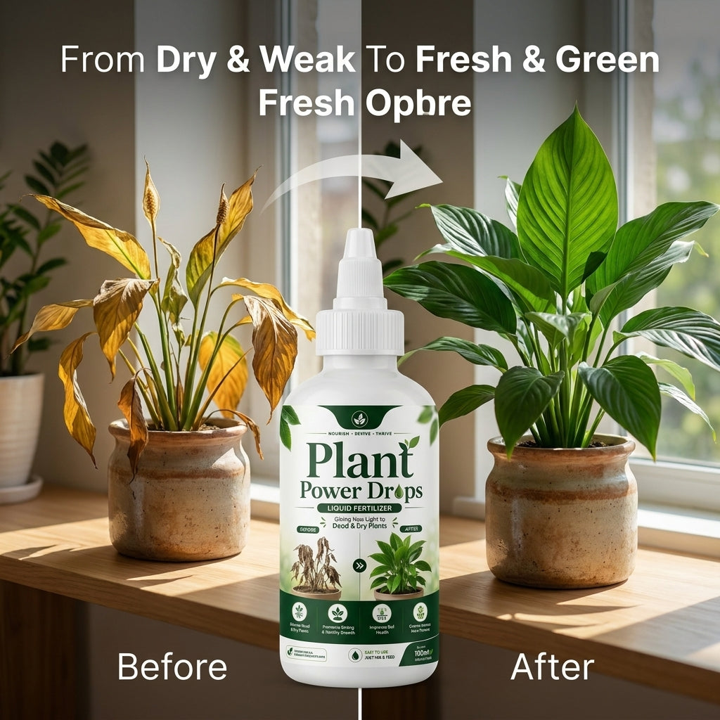Oraa Mart™ Plant Power Drops – Liquid Fertilizer For Plants 💧🌿