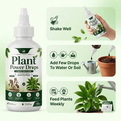 Oraa Mart™ Plant Power Drops – Liquid Fertilizer For Plants 💧🌿