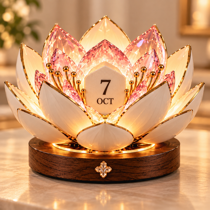 🔥 SAVE 70% TODAY-✨Automatic Blooming Perpetual Calendar(❤Same as the video)