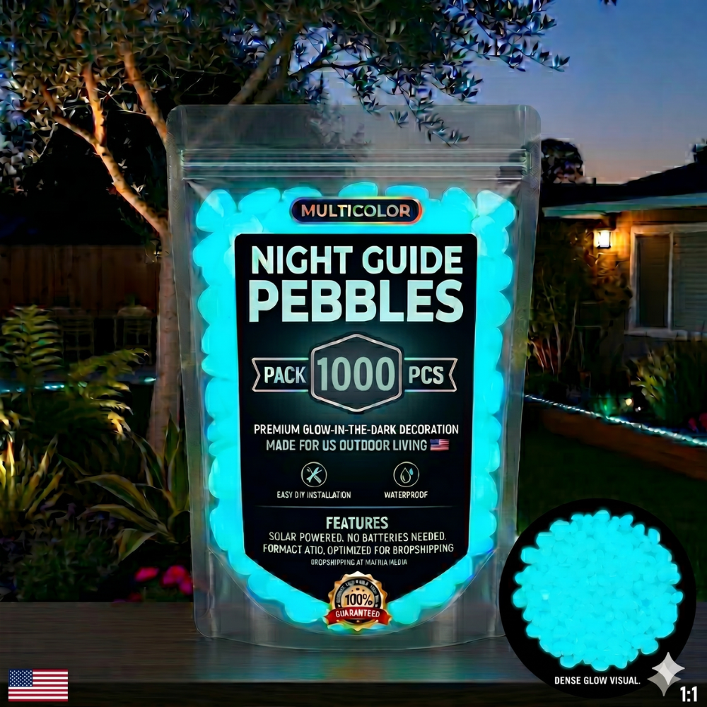 💥LAST DAY SALE 50%OFF💥🌈200Pcs - Colorful Glow-in-the-Dark Garden Stones