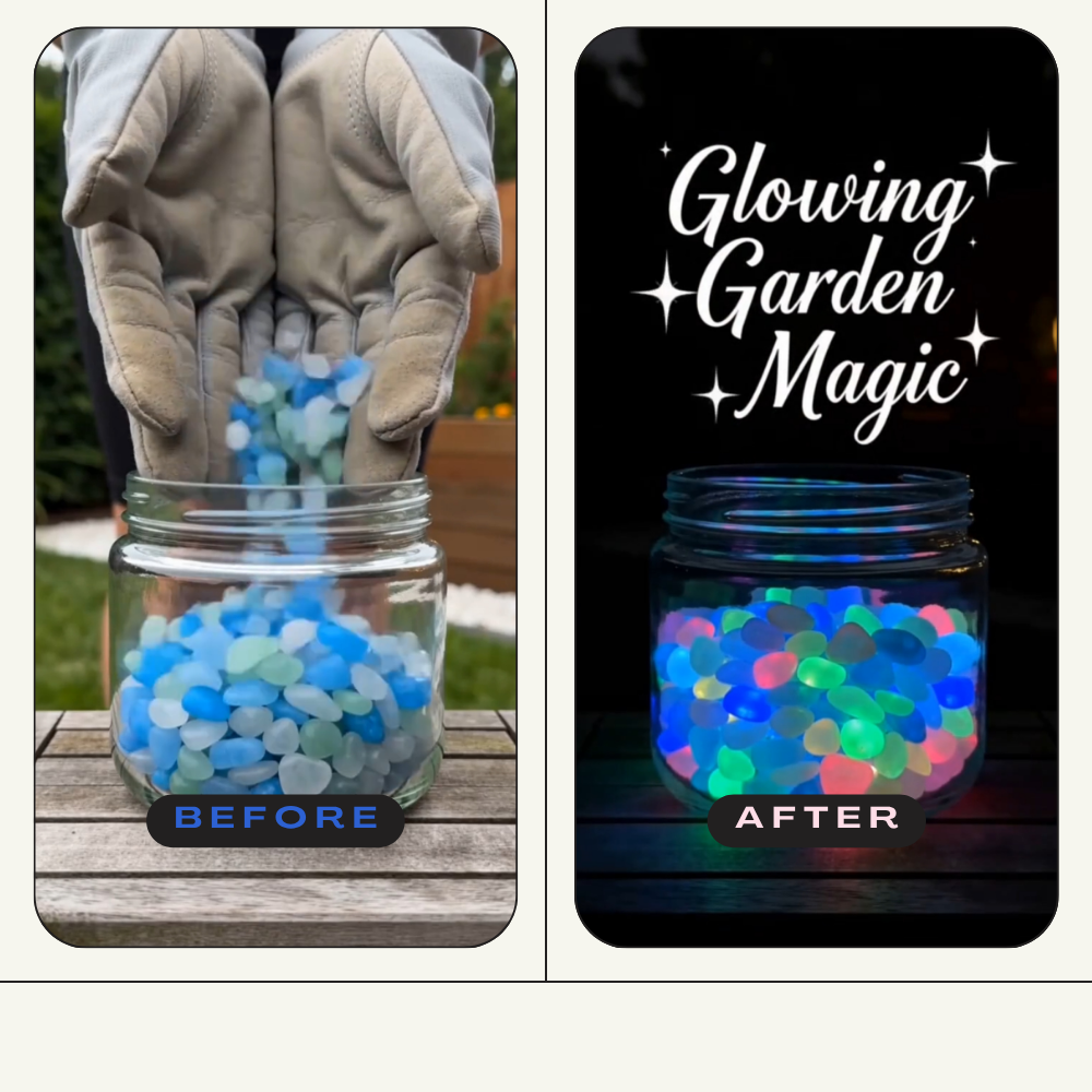 💥LAST DAY SALE 50%OFF💥🌈200Pcs - Colorful Glow-in-the-Dark Garden Stones