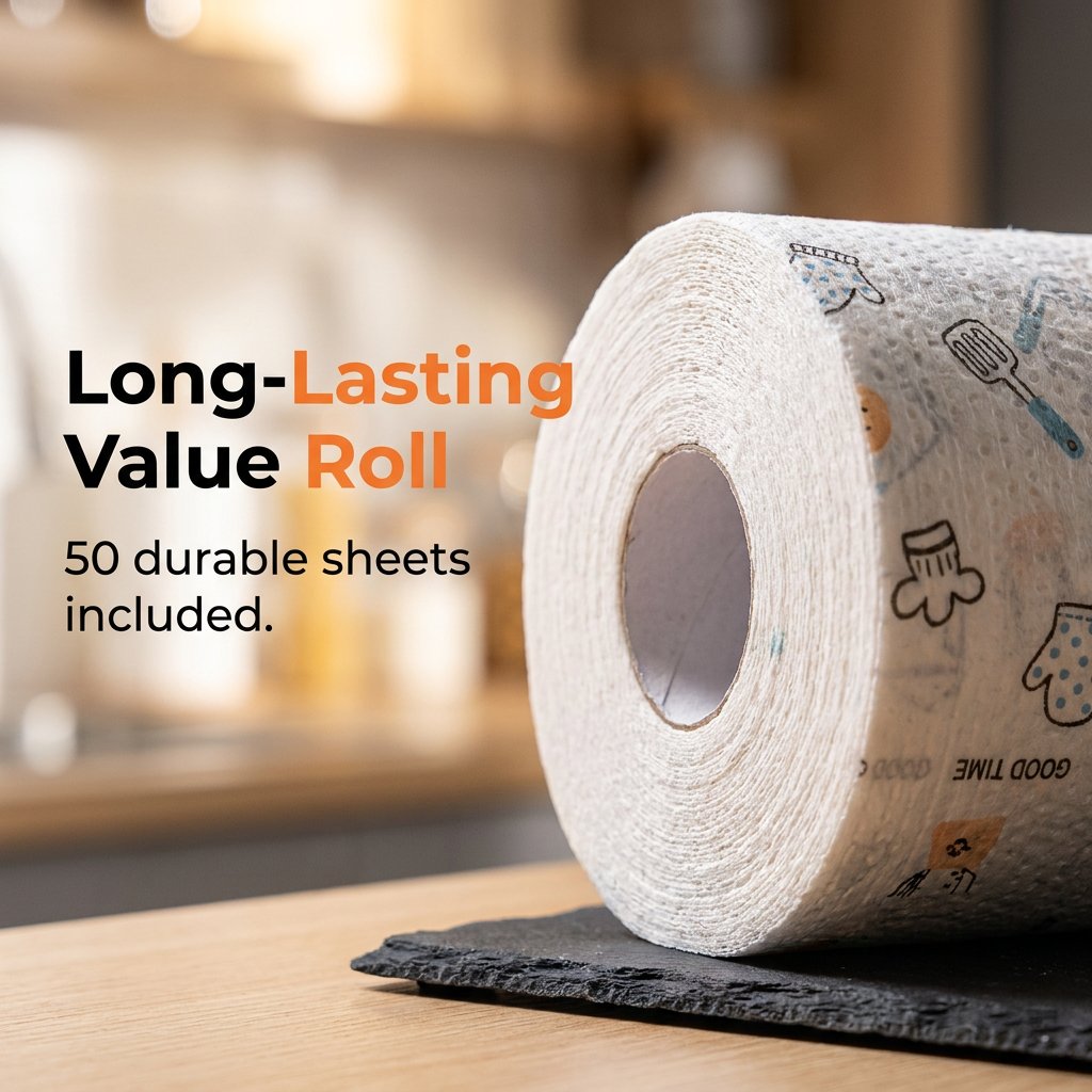 50Pcs Per Roll Reusable Cleaning Lazy Rags✨