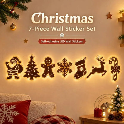 Warm White LED Reindeer Wall Décor