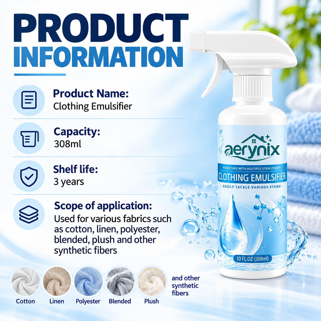 🔥Clothing emulsifier, Non-Ionic Laundry Pre-Treatment - Your Go-To Laundry Cleaner✨