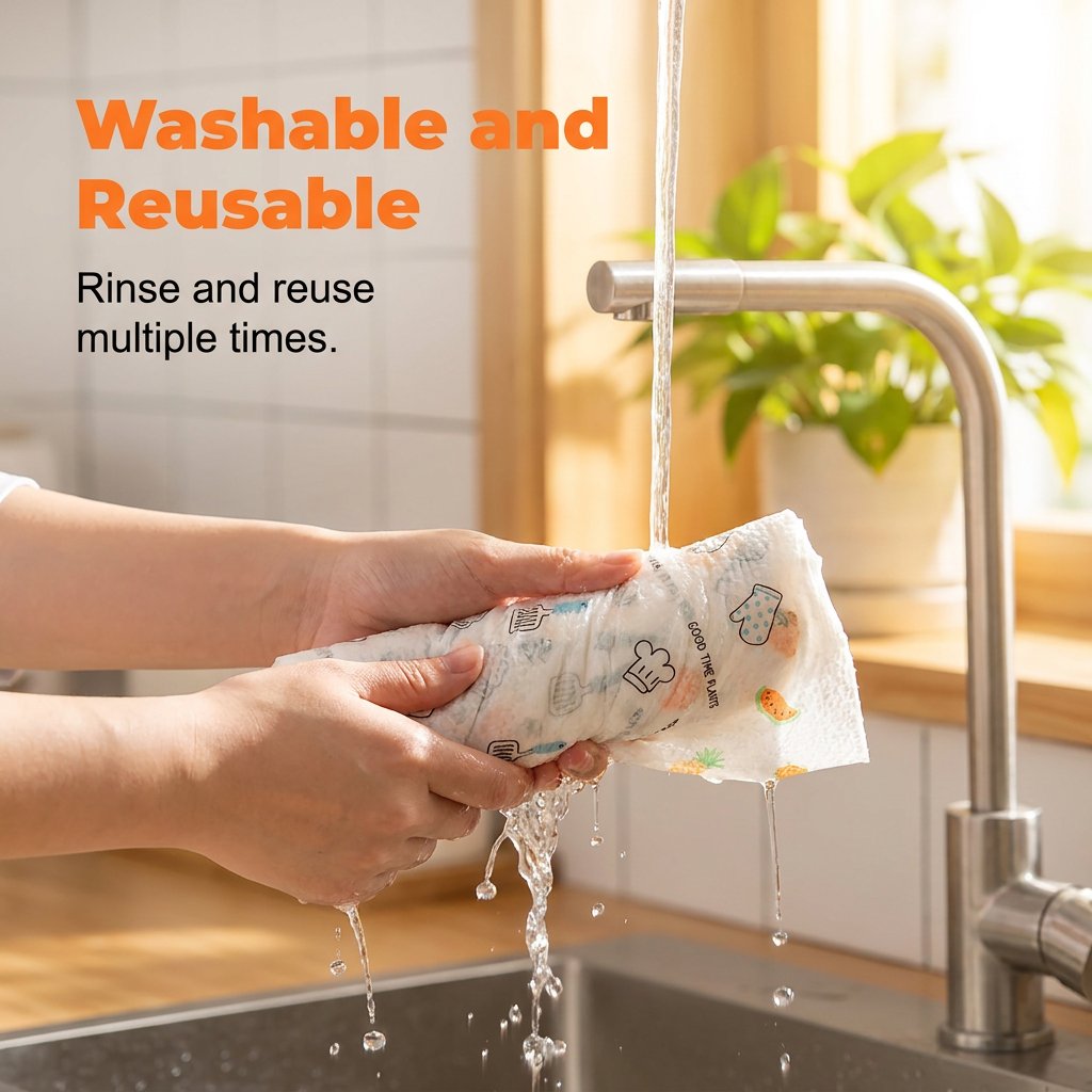 50Pcs Per Roll Reusable Cleaning Lazy Rags✨