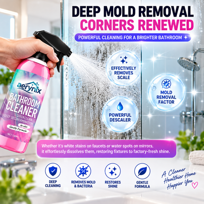 ✨✨ Bathroom Cleaner: Sparkle in Seconds, No Harsh Fumes