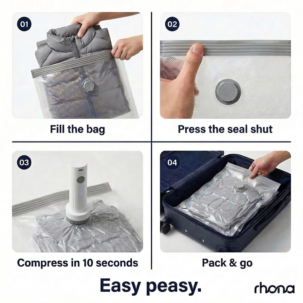 🔥Vacuum Bags for Travel with Electric Pump