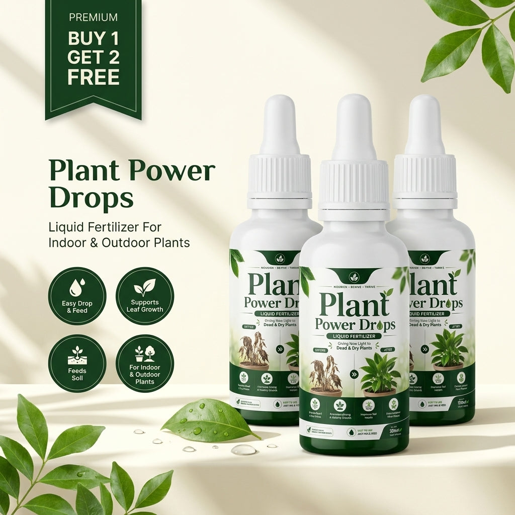 Oraa Mart™ Plant Power Drops – Liquid Fertilizer For Plants 💧🌿