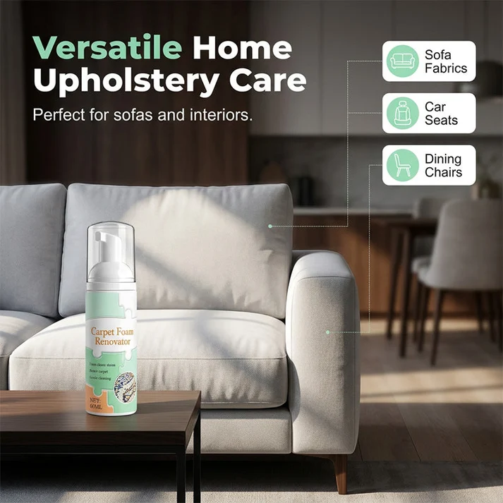 🔥Last Day 50% OFF🔥| Waterless Carpet Cleaning Foam – No Wet Mess, Just Pure Clean! 🧽