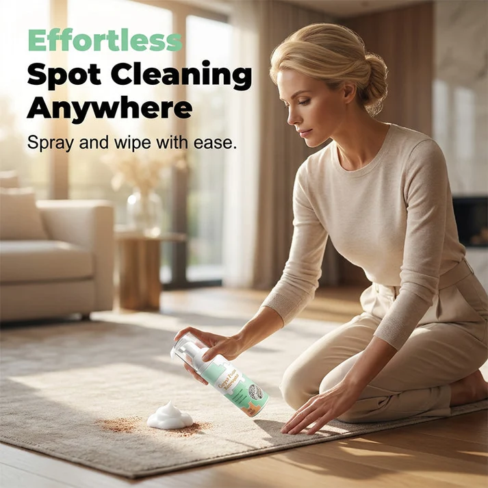 🔥Last Day 50% OFF🔥| Waterless Carpet Cleaning Foam – No Wet Mess, Just Pure Clean! 🧽