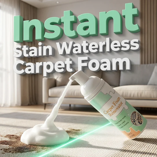 🔥Last Day 50% OFF🔥| Waterless Carpet Cleaning Foam – No Wet Mess, Just Pure Clean! 🧽